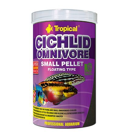 TROPICAL Cichlid Omnivore Pellet | 250ml - 90g