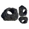 Volcanic BLACK LAVA HOLEY Stone | 5kg Pack