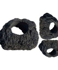 Volcanic BLACK LAVA HOLEY Stone | 5kg Pack