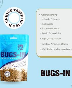Alternative view of BUGS-IN Tropical Fish Formula | 100g