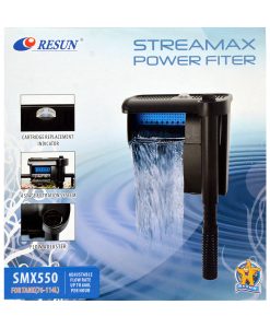ReSun SMX550 Streamax Hang On Power Filter 6.5W 600 L/H 76- 114L