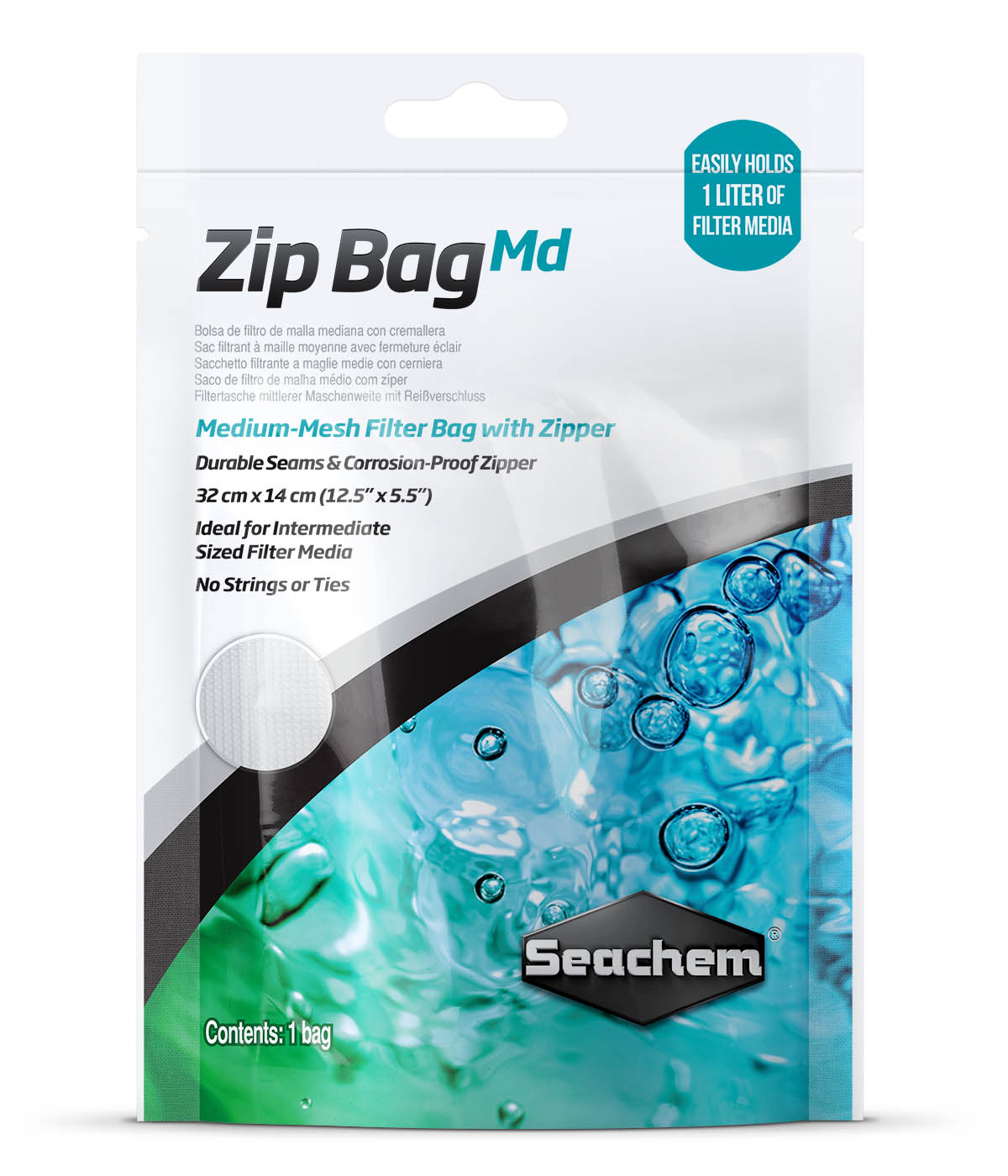SEACHEM Zip Bag - MEDIUM Mesh