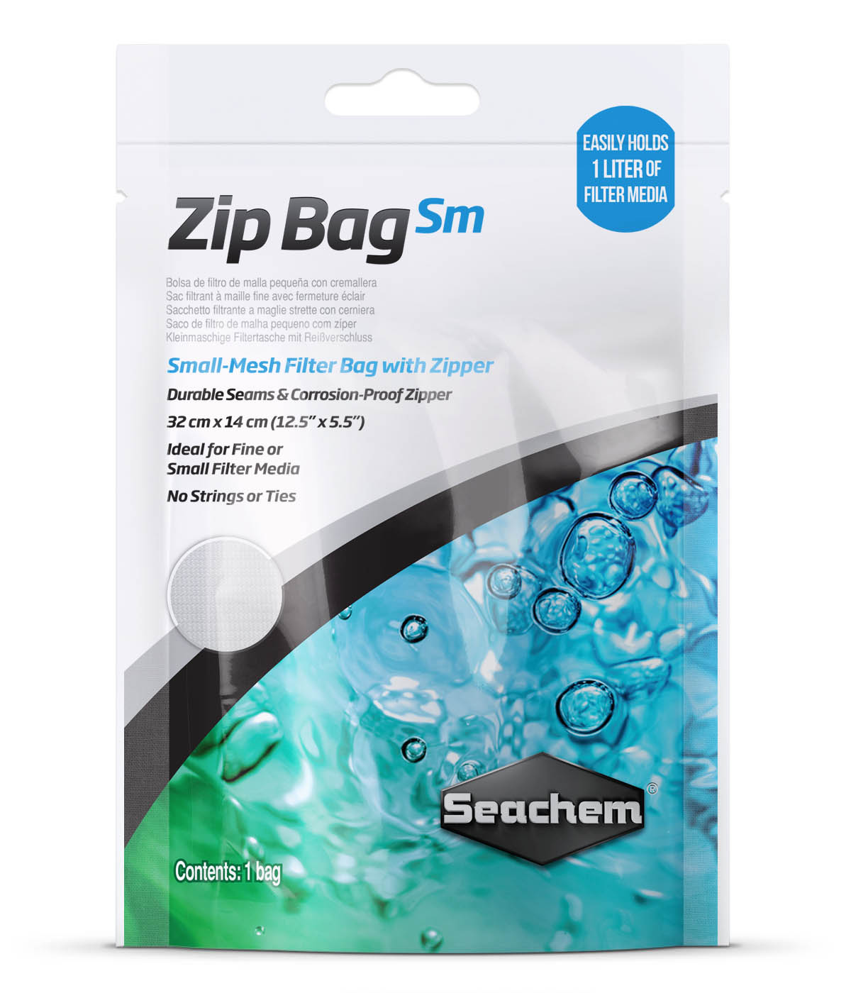 SEACHEM Zip Bag - SMALL Mesh