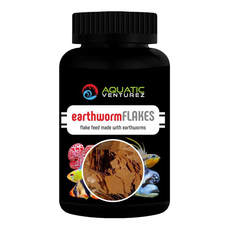 AQUATIC VENTUREZ Earthworm Flakes | 50g