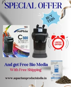 Dophin C 500 Canister Filter | 1130 LPH | Upto 120 L