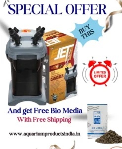 KW Zone E-Jet 3358 Canister filter | 1000 LPH | Upto 110 Litres