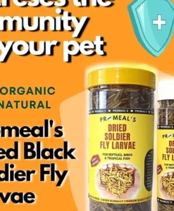 Alternative view of Promeal Dried Black Soldier Fly Larvae