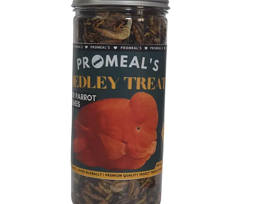 Promeal Medley Treat Insect Mix for Parrot Fish - Image 2