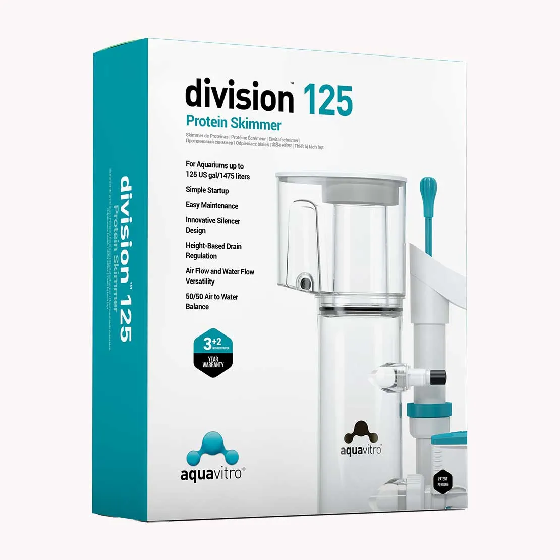 AQUAVITRO Division 125 Protein Skimmer