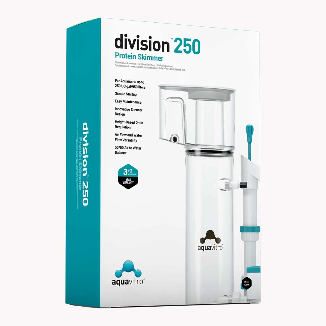 AQUAVITRO Division 250 Protein Skimmer